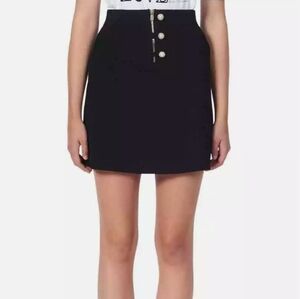 SANDRO Bale Knit  Black Skirt